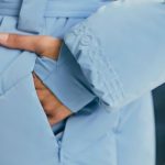 Oversized Quilted Hooded Ski Jacket in Ice Blue - Image 5