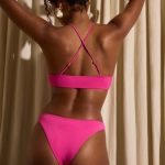 Hardware-Detail Full Bikini Bottoms in Fuchsia - Image 2