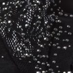 Petite Embellished Mid-Rise Flared Trousers in Black - Image 12