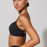 Multiway Twist Front Sports Bra in Black - Image 3
