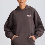 Oversized Hoodie in Charcoal Grey - Image 2