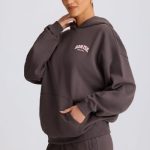 Oversized Hoodie in Charcoal Grey - Image 3
