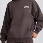 Oversized Hoodie in Charcoal Grey - Image 5