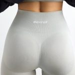Petite Define Luxe High-Waist Leggings in Light Grey - Image 4