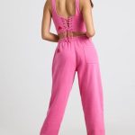 Oversized Joggers in Hot Pink - Image 2