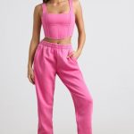 Oversized Joggers in Hot Pink - Image 7