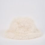 Faux-Fur Hat in Ice White - Image 3