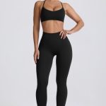 Super Sculpt Seamless Leggings in Black - Image 7