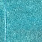 Metallic Denim Cargo Trousers in Aqua - Image 4