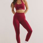 High Waist Define Luxe Leggings in Raspberry - Image 6
