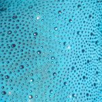 Embellished One-Shoulder Mini Dress in Aqua Blue - Image 4