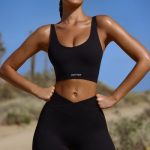 High Waist FlexiRib Mini Shorts in Black - Image 8