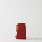 Toe Post Leatherette Mule Heels in Terracotta - Image 4