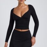 Modal A-Line Mini Skort in Black - Image 6
