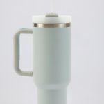 Stainless Steel Water Bottle in Light Blue - Image 2