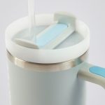 Stainless Steel Water Bottle in Light Blue - Image 4
