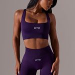 High Waist Super Sculpt Biker Shorts in Purple - Image 6