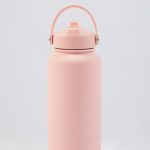 Thermos Water Bottle in Bubblegum Pink - Image 2