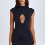 Cut-Out Bodysuit in Black - Image 8