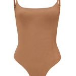 Soft Mesh Bodysuit in Honey - Image 2