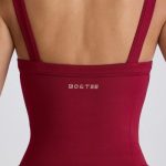Super Sculpt Seamless Longline Tank Top in Burgundy - Image 6