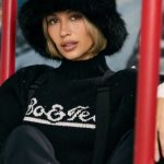 Faux-Fur Hat in Black