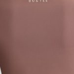 Soft Active Sweetheart-Neck Crop Top in Mocha - Image 6