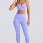 Super Sculpt Seamless Leggings in Periwinkle - Image 2