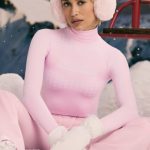 Super Sculpt Seamless Houndstooth Bodysuit in Pastel Pink - Image 7