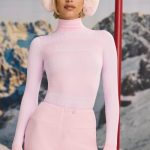 Super Sculpt Seamless Houndstooth Bodysuit in Pastel Pink - Image 9