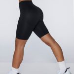 Biker Shorts in Black - Image 7