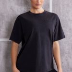 Oversized T-Shirt in Jet Black - Image 2