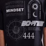 Oversized T-Shirt in Jet Black - Image 4