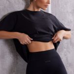 Oversized T-Shirt in Jet Black - Image 7