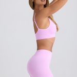 Super Sculpt Seamless High-Waist Mini Shorts in Violet Pink - Image 3