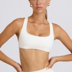 Soft Active Sports Bra in White
