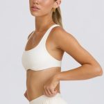 Soft Active Sports Bra in White - Image 3