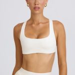 Soft Active Sports Bra in White - Image 4
