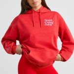 Oversized Hoodie in Red - Image 2
