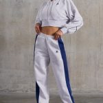 Wide Leg Sweatpants in Heather Grey