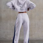 Wide Leg Sweatpants in Heather Grey - Image 2