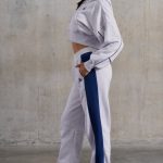 Wide Leg Sweatpants in Heather Grey - Image 3