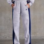 Wide Leg Sweatpants in Heather Grey - Image 4