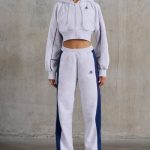 Wide Leg Sweatpants in Heather Grey - Image 6