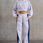 Wide Leg Sweatpants in Heather Grey - Image 7
