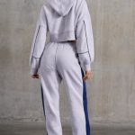 Wide Leg Sweatpants in Heather Grey - Image 9