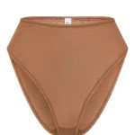 Soft Mesh High Waisted Knicker in Honey - Image 2