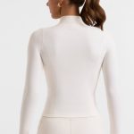 Zip Up Jacket in White - Image 2
