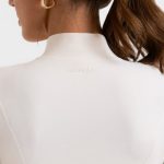 Zip Up Jacket in White - Image 9