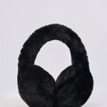 Faux-Fur Earmuffs in Black - Image 3